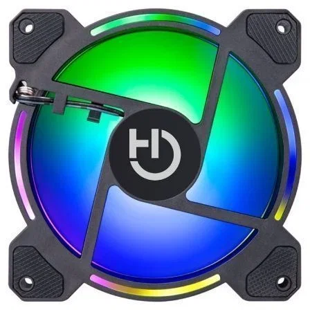 Hiditec Ventilador N9-ARGB 12cm (120mm) Dual Ring ARGB, 40CFM, 22dBA, Cojinete Hidráulico, Sincronización RGB, VGCH10005 Hiditec Ventilador N9-ARGB 12cm (120mm) Dual Ring ARGB, 40CFM, 22dBA, Cojinete Hidráulico, Sincronización RGB, VGCH10005